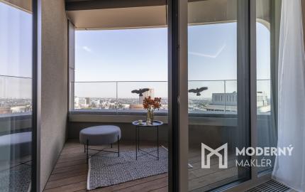 Na prenájom štýlový 3-izbový byt v SKYPARK RESIDENCE s výhľadom na prístav