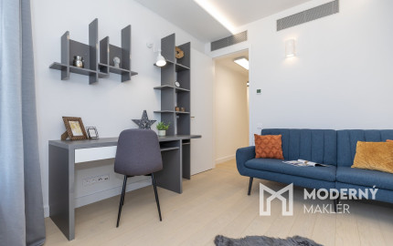 Na prenájom štýlový 3-izbový byt v SKYPARK RESIDENCE s výhľadom na prístav