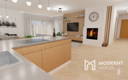 Na predaj 4-izbová novostavba s dvojgarážou v Suchohrade