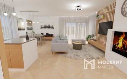 Na predaj 4-izbová novostavba s dvojgarážou v Suchohrade