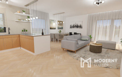 Na predaj 4-izbová novostavba s dvojgarážou v Suchohrade