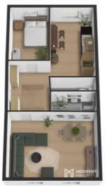 Na predaj priestranný 2-izbový byt vo vyhľadávanej časti v Trnave