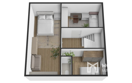 Na predaj čiastočne zariadený dom v Župčanoch