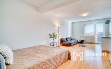 Na predaj priestranný 1-izbový byt v Miloslavove