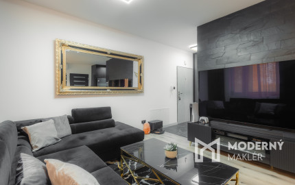 Na predaj kompletne zariadený 2-izbový byt v obci Kunerad