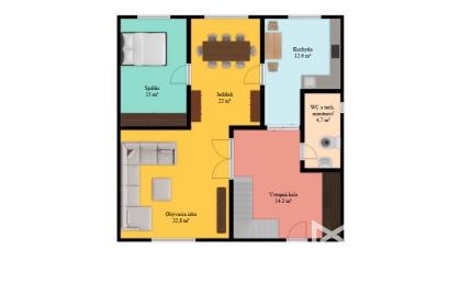 Na predaj 5-izbový rodinný dom – Bratislava, Vrakuňa