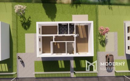 Na predaj 4-izbový bungalov TYP DOMU A  v obci Jelka