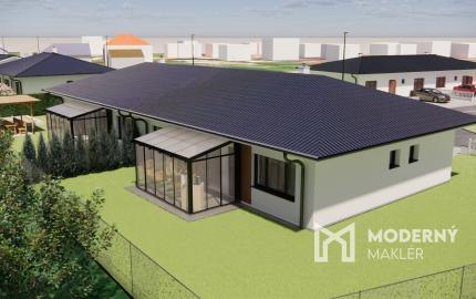 Na predaj 4-izbový rodinný dom TYP DOMU B  v obci Jelka