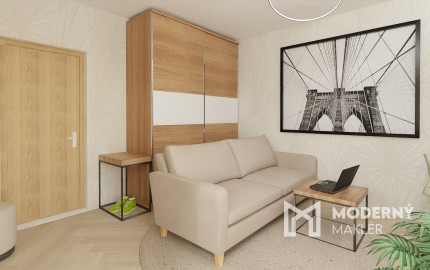 Na predaj investičný zariadený 1-izbový apartmán (nebytový priestor) v Bardejove