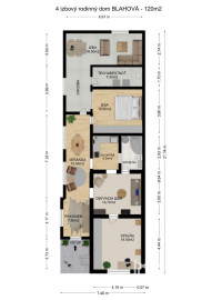 Na predaj rodinný dom s rozľahlým pozemkom v obci Blahová