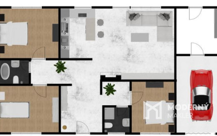 Na predaj novostavba s garážou a dvoma kúpeľňami v Senci