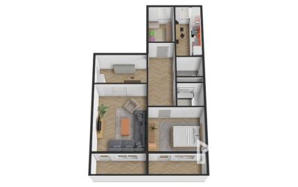 Na predaj  3-izbový byt s dvoma loggiami v Petržalke BA.