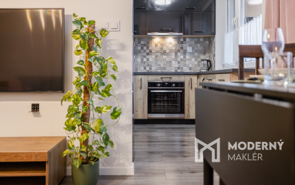 Na prenájom zariadený 1,5-izbový byt s loggiou v Košiciach