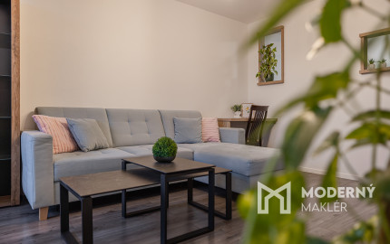 Na prenájom zariadený 1,5-izbový byt s loggiou v Košiciach