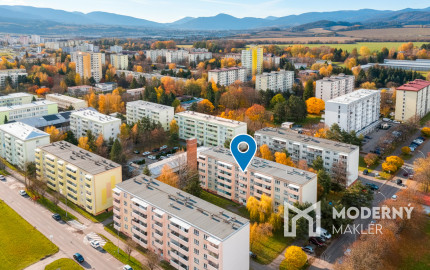 Na prenájom 2-izbový byt s loggiou v Martine na Severe