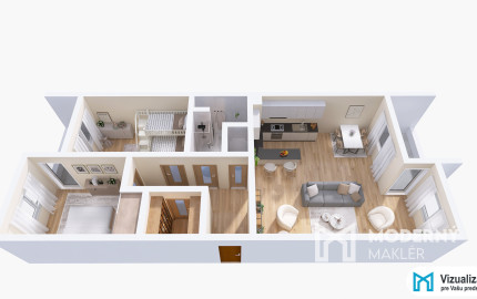 NA PREDAJ | 3-izbový byt s nadštandardnou výmerou v Trenčíne na ul. Liptovská