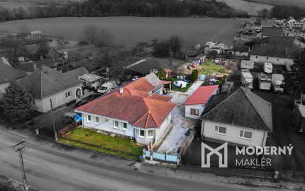 Na predaj čiastočne prerobený rodinný dom v Ruskovciach