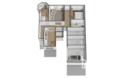 Na predaj čiastočne prerobený rodinný dom v Ruskovciach