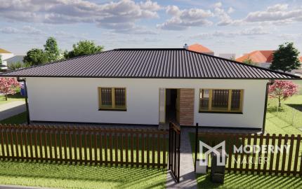 Na predaj 4-izbový bungalov TYP DOMU A  v obci Jelka