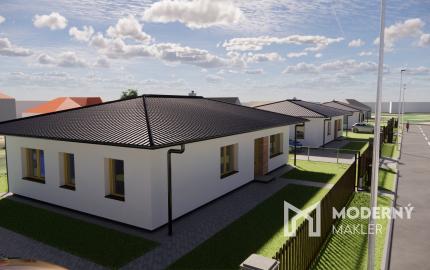 Na predaj 4-izbový bungalov TYP DOMU A  v obci Jelka