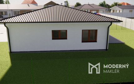 Na predaj 4-izbový rodinný dom TYP DOMU C  v obci Jelka