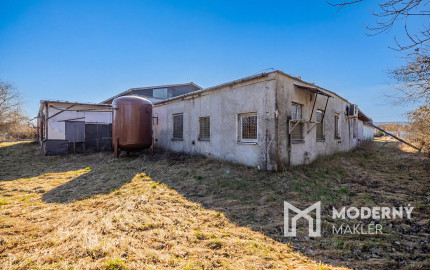 Na predaj výrobná hala s administratívnou časťou pri Lučenci