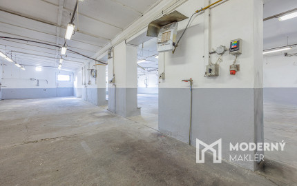 Na predaj výrobná hala s administratívnou časťou pri Lučenci