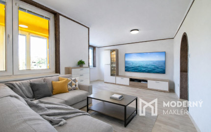 Na predaj veľkometrážny 3-izbový byt v Zákamennom