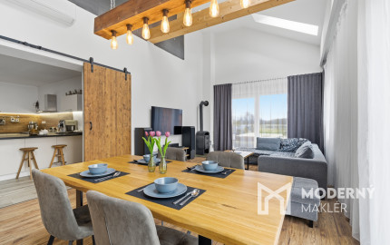 Na predaj moderný 4-izbový rodinný dom s bazénom v Bučanoch