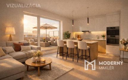 Na predaj 2-izbový byt s terasou v Bánovciach nad Bebravou