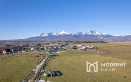 Na predaj pozemok s výhľadom na Tatry v obci Mlynica