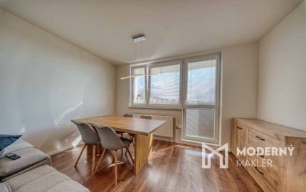 Na prenájom kompletne zariadený 2-izbový byt v Petržalke