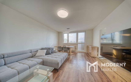 Na prenájom kompletne zariadený 2-izbový byt v Petržalke
