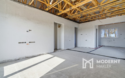 Na predaj rozostavaný rodinný dom v Moste pri Bratislave