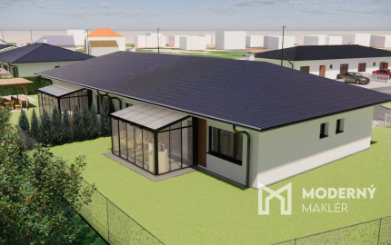 Na predaj 4-izbový rodinný dom TYP DOMU B  v obci Jelka