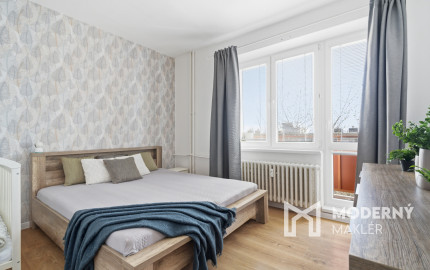 Na prenájom 3-izbový byt s balkónom v Rači