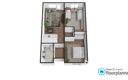 Na predaj novostavba radového rodinného domu v obci Láb