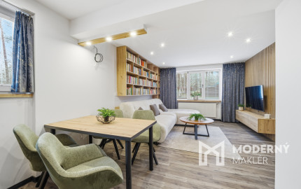 Na prenájom kompletne zariadený 2-izbový byt v Lozorne