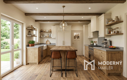 Na predaj rodinný dom s veľkým pozemkom v obci Šalgočka