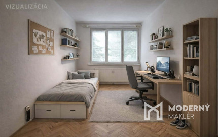 Na predaj 3-izbový byt v pôvodnom stave v Partizánskom