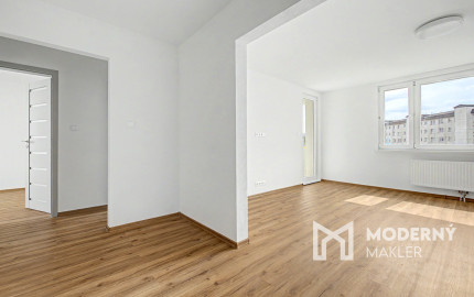 Na predaj prerobený 3-izbový byt s loggiou, Martin-Košúty II