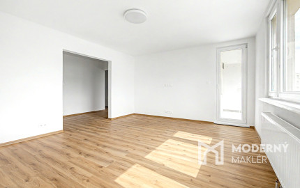 Na predaj prerobený 3-izbový byt s loggiou, Martin-Košúty II