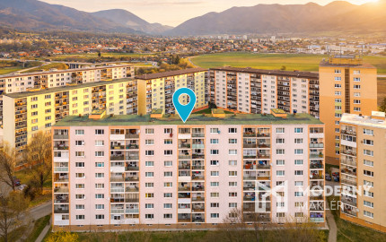 Na predaj prerobený 3-izbový byt s loggiou, Martin-Košúty II