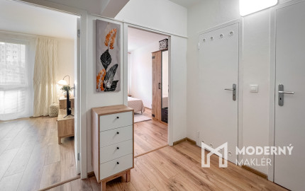 Na prenájom kompletne zrekonštruovaný 2-izbový byt v Trenčíne - Juh I