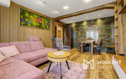 Na predaj prerobený, zariadený 3 izbový byt v Ružinove BA