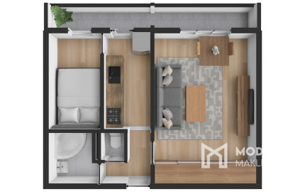 Na predaj investičný 2-izbový byt v Ružinove