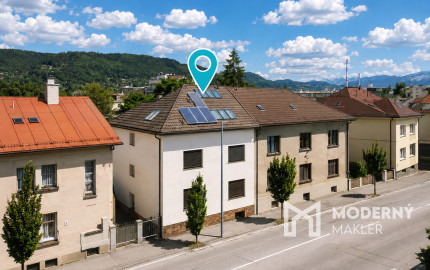 Na predaj výnimočný 2-izbový podkrovný byt v centre Žiliny