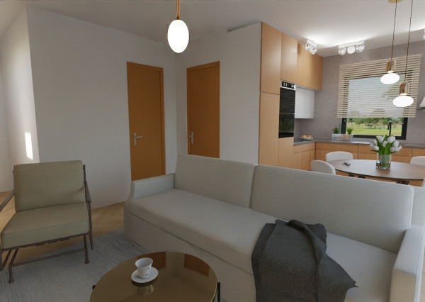 Na predaj moderný 4-izbový rodinný dom s terasou v Hrnčiarovciach nad Parnou