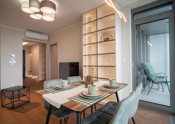 Na prenájom 2-izbový byt v Eurovea Tower – Bratislava