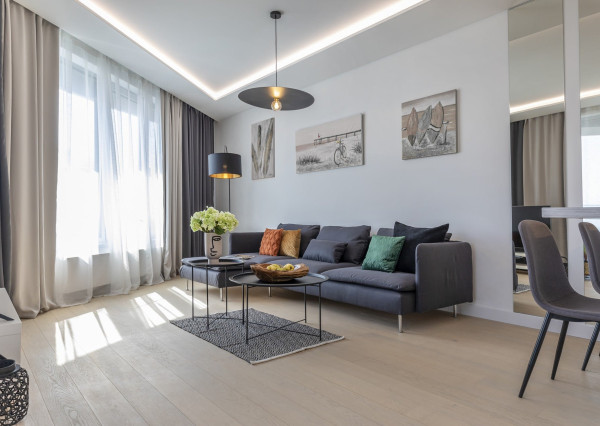 Na prenájom štýlový 3-izbový byt v SKYPARK RESIDENCE s výhľadom na prístav